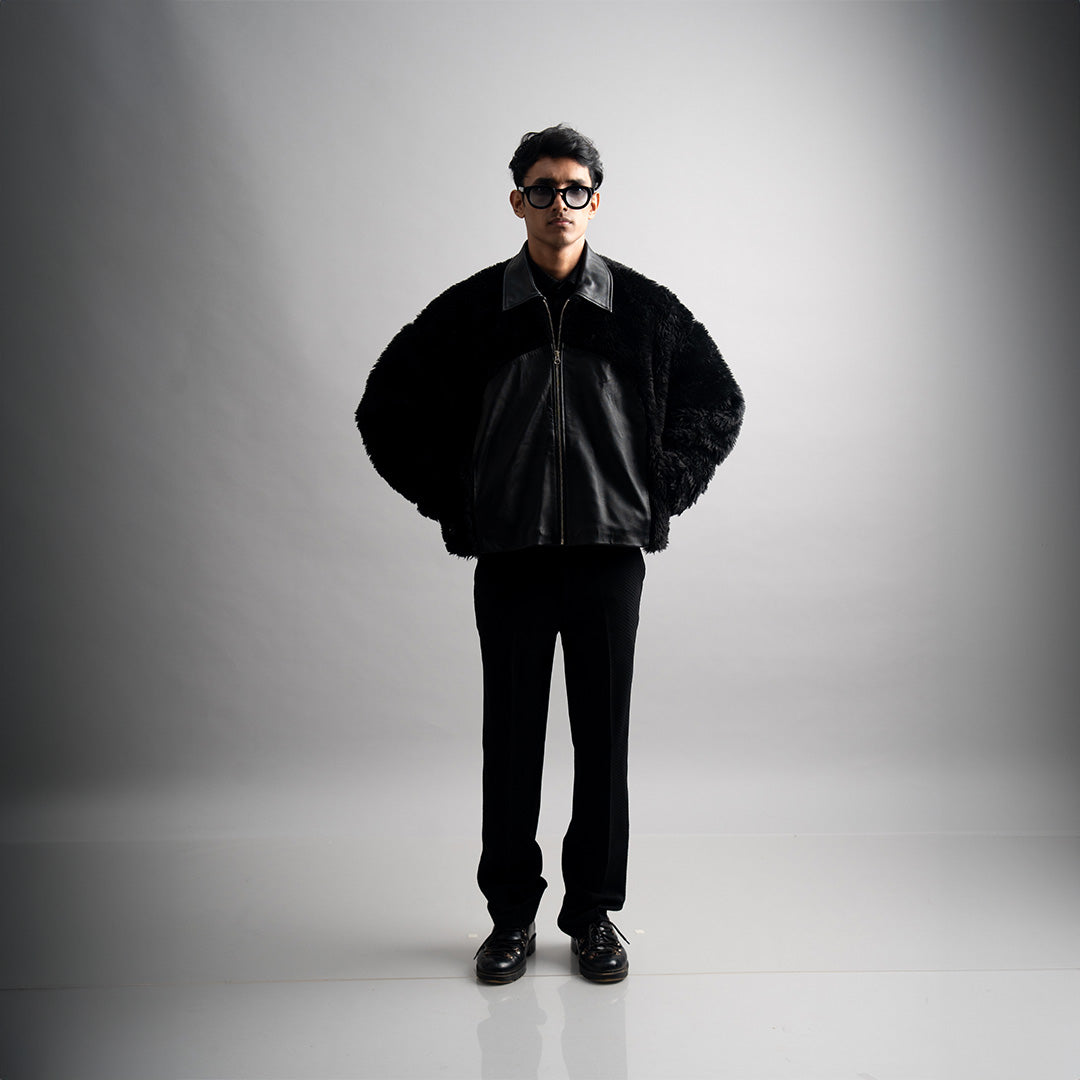 FUR JACKET (BLACK)
