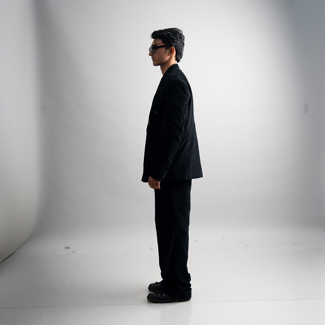 CORDUROY SUIT (BLACK)