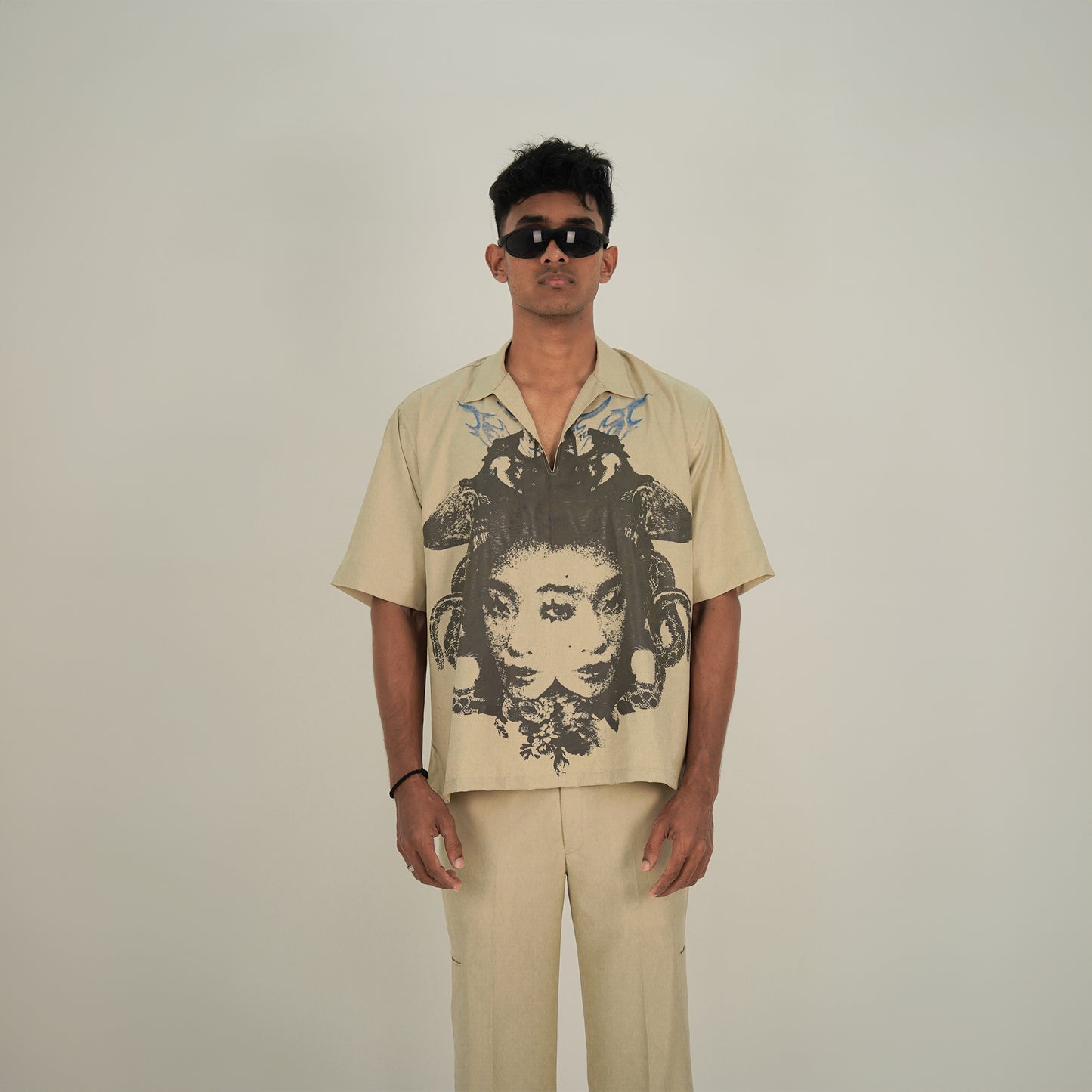 CO-ORDSET SHIRT (BEIGE)
